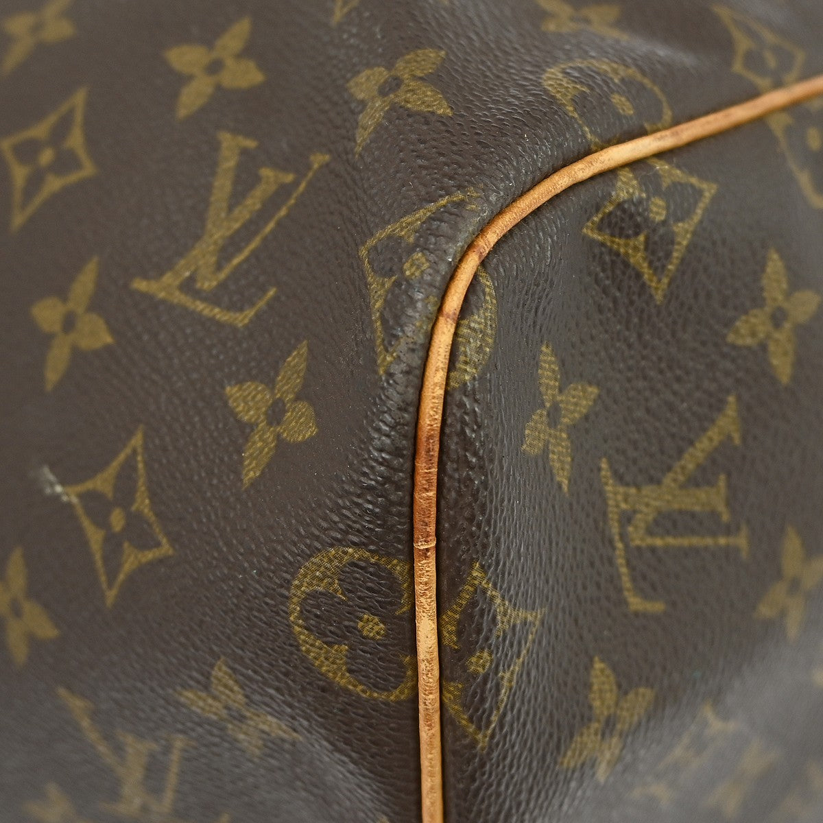 Louis Vuitton Keepall Monogram, Brown, Canvas, Travel Bag