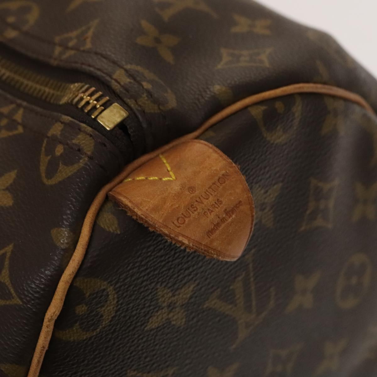 Louis Vuitton Keepall Bag Monogram Canvas, BROWN, CANVAS, Travel bag