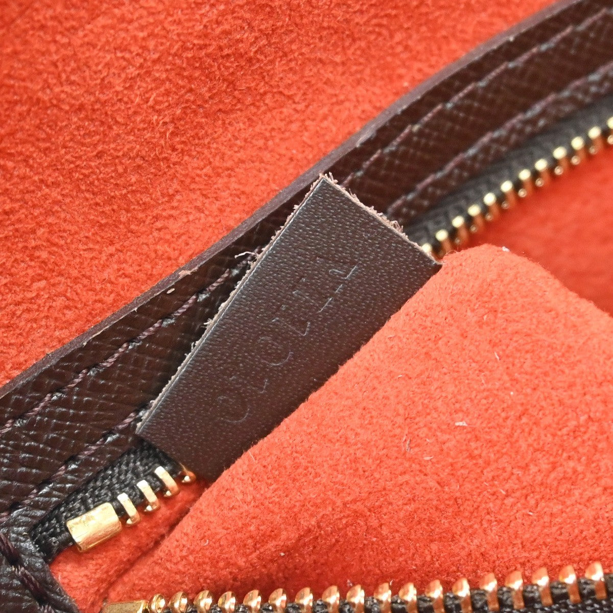 Louis Vuitton Brera Damier Ebene, Brown, Canvas, Handbag
