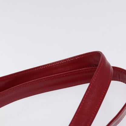 Burberry Nova Check Tote Canvas and Leather, Red, Canvas, Tote Bag