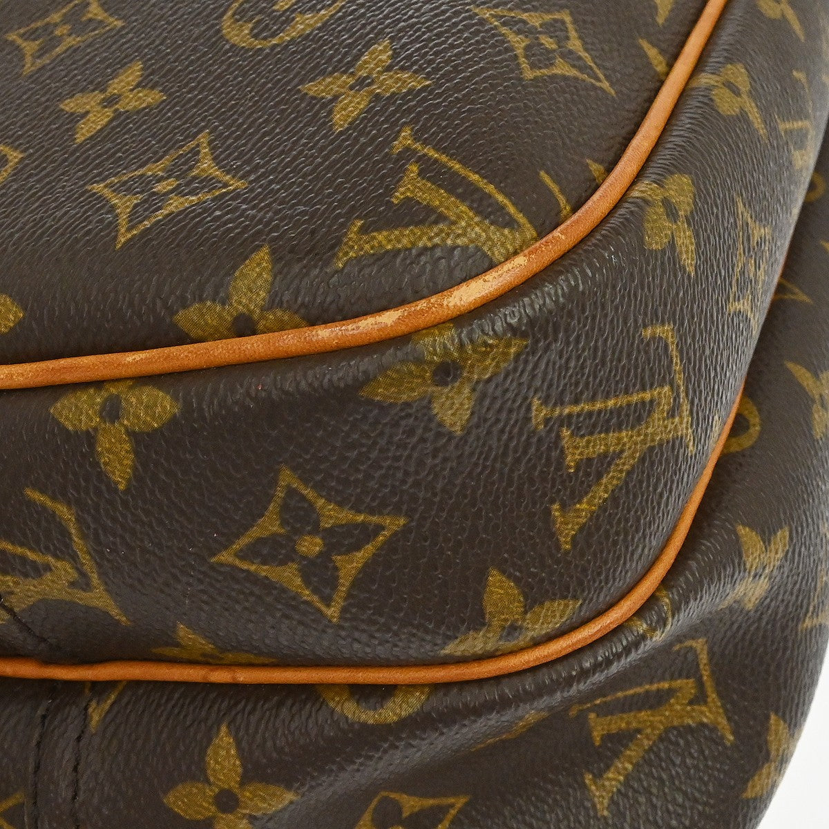 Louis Vuitton Reporter Monogram, Brown, Canvas, Shoulder Bag