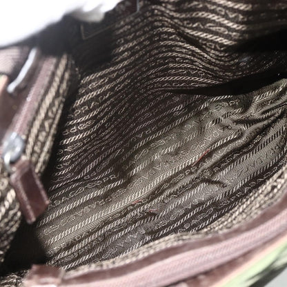 Prada Zip Tote Tessuto, Khaki, Nylon, Tote Bag