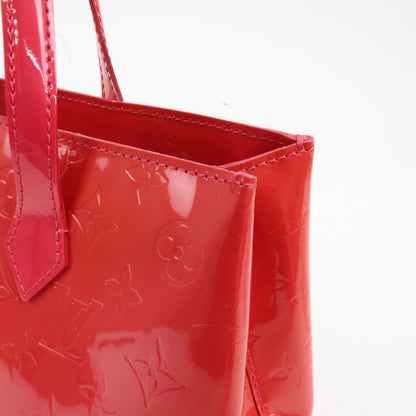 Louis Vuitton Wilshire Monogram Vernis, Pink, Patent Leather, Handbag