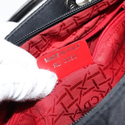 Christian Dior Vintage Lady Dior Bag Cannage Quilt Nylon, BLACK, NYLON, Handbag