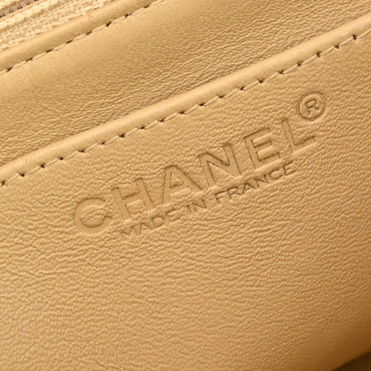 Chanel Chocolate Bar Mademoiselle Top Handle Quilted Denim, Blue, Denim, Handbag