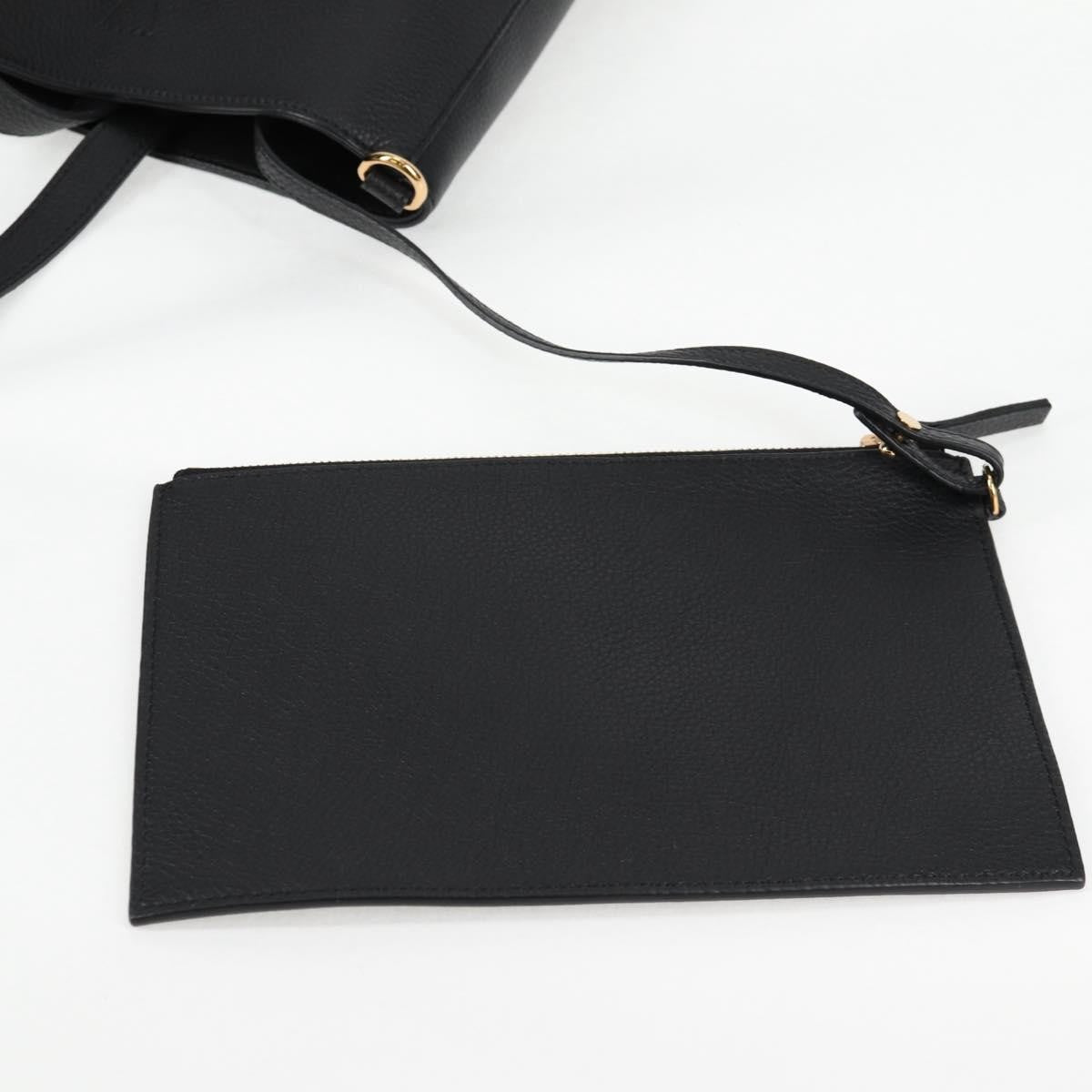 Versace Medusa Tote Leather, Black, Leather, Tote Bag