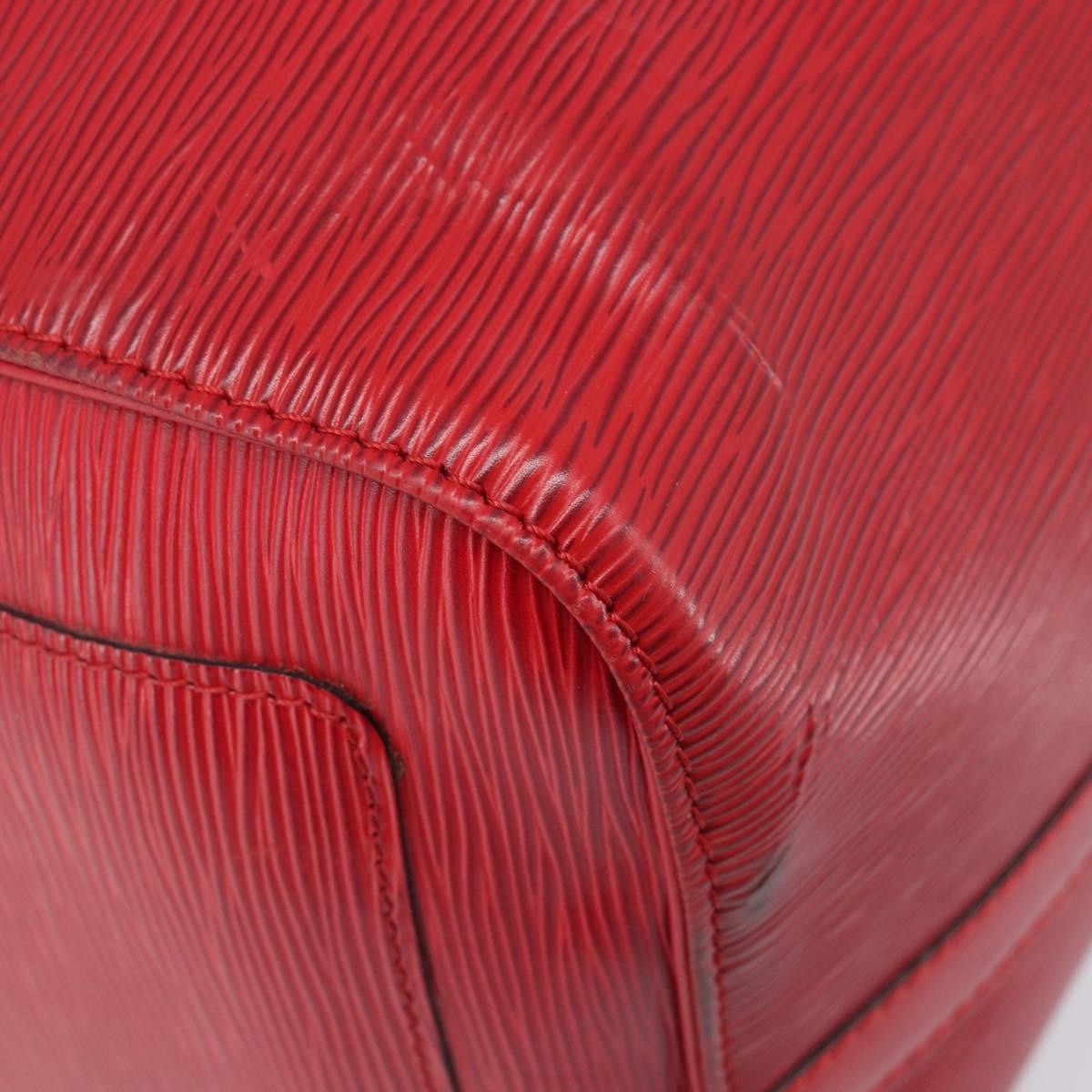 Louis Vuitton Keepall Epi Leather, Red, Leather, Travel Bag