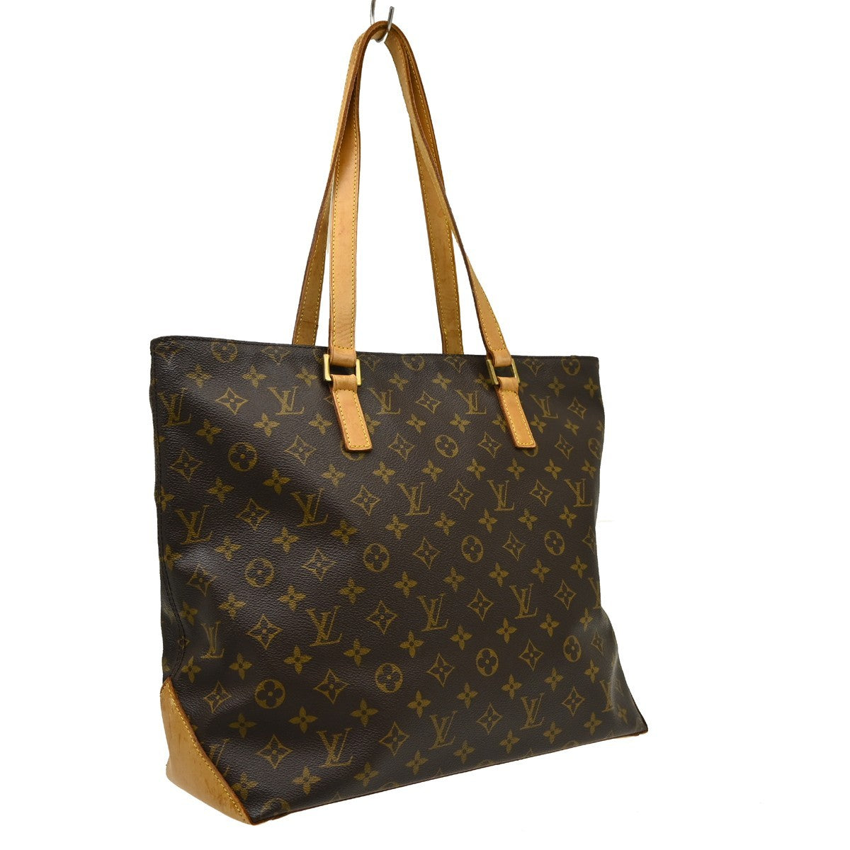 Louis Vuitton Cabas Mezzo Monogram Canvas, Brown, Canvas, Tote Bag