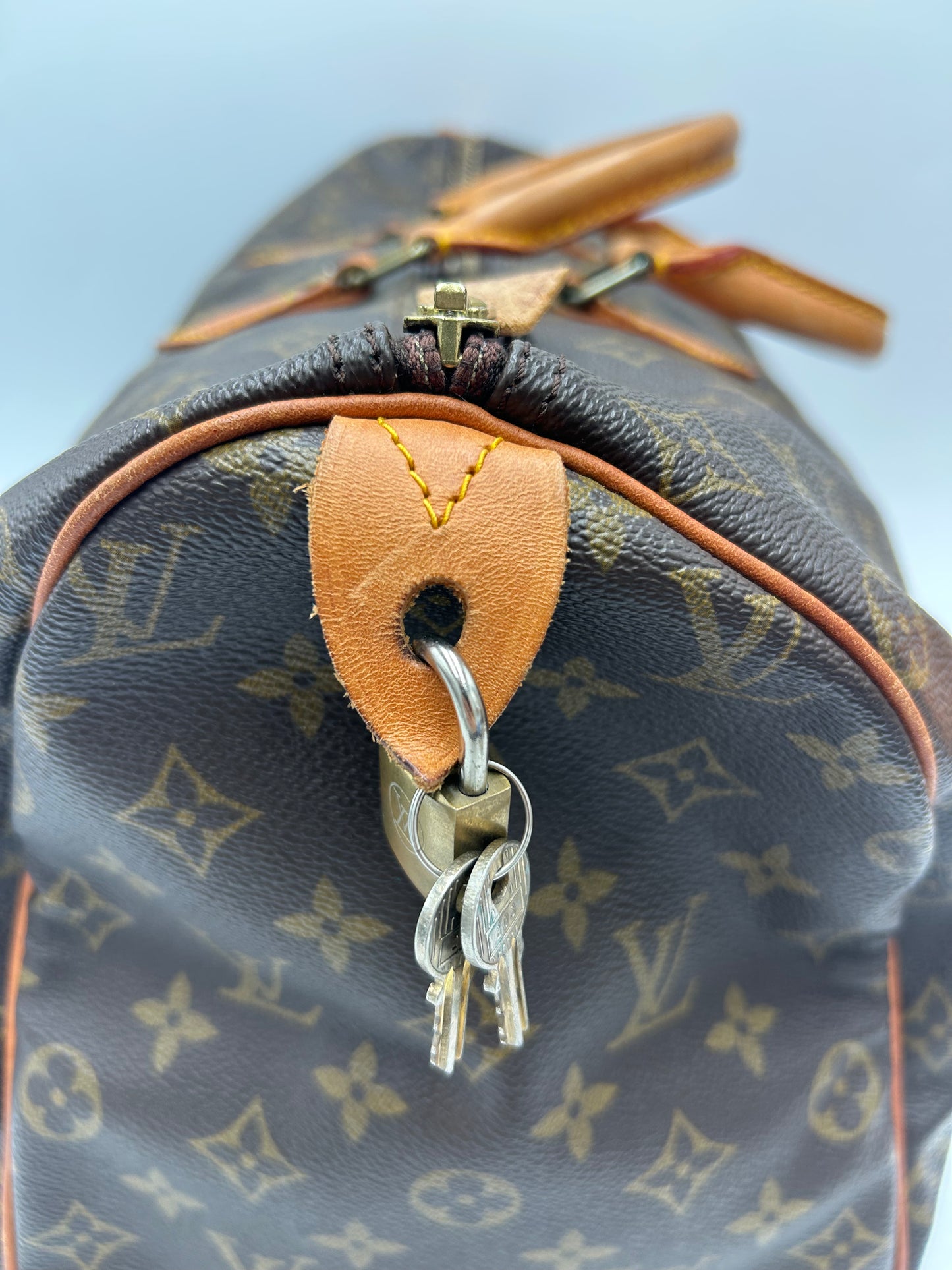 Louis Vuitton Speedy Monogram Canvas, Brown, Canvas, Handbag