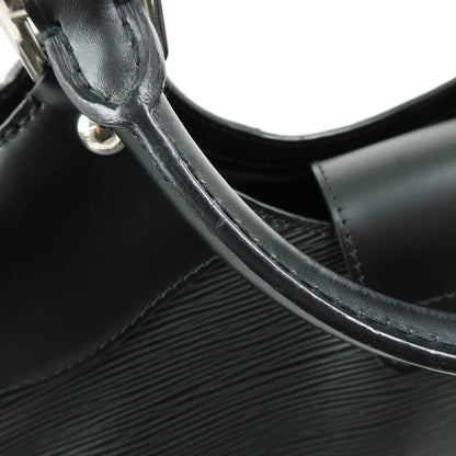 Louis Vuitton Montaigne Sac Epi Leather, Black, Leather, Handbag