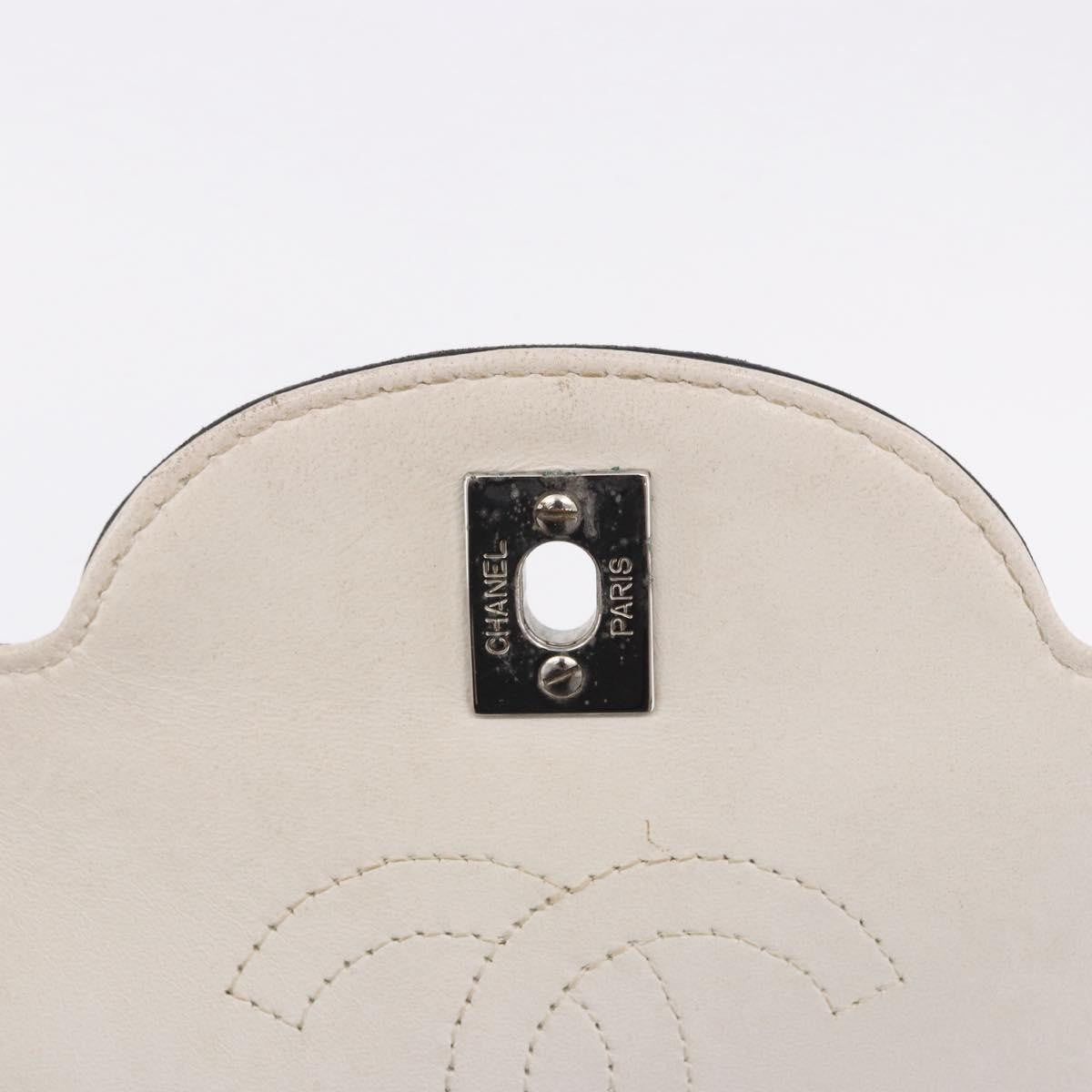 Chanel Vintage Chocolate Bar CC Flap Patent leather, Beige, Patent Leather, Shoulder Bag