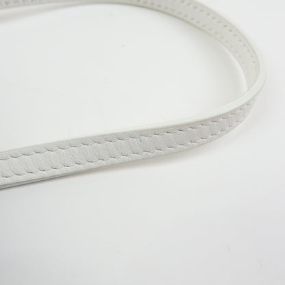 Burberry Olympia Flap Leather, White, Leather, Handbag
