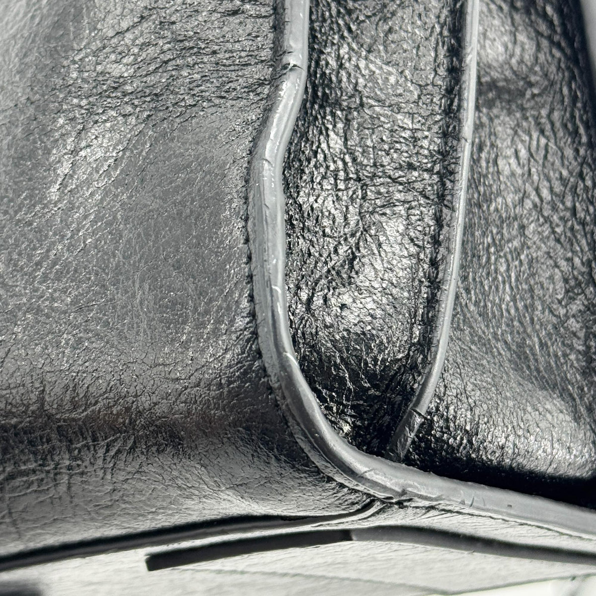 Saint Laurent Sac de Jour Leather, Black, Leather, Handbag