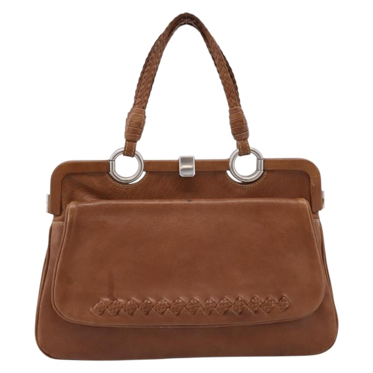 Bottega Veneta Intrecciato Handbag Intrecciato, Brown, Leather, Handbag
