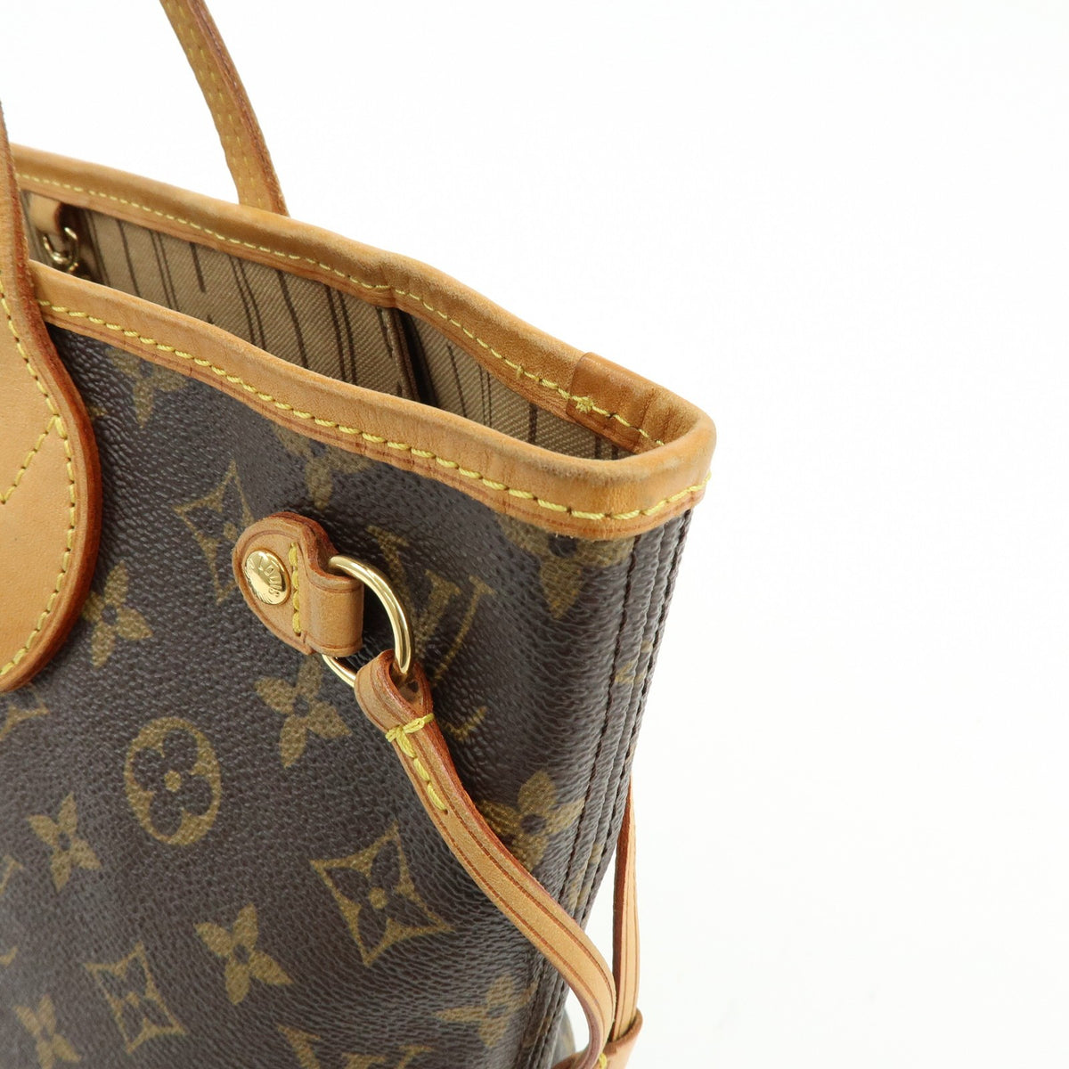 Louis Vuitton Neverfull Monogram Canvas, Brown, Canvas, Tote Bag
