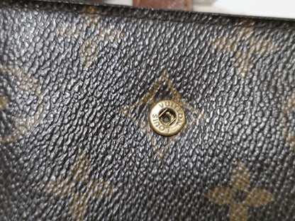 Louis Vuitton Compact Zip Perforated Monogram Canvas, Brown, Canvas, Wallet