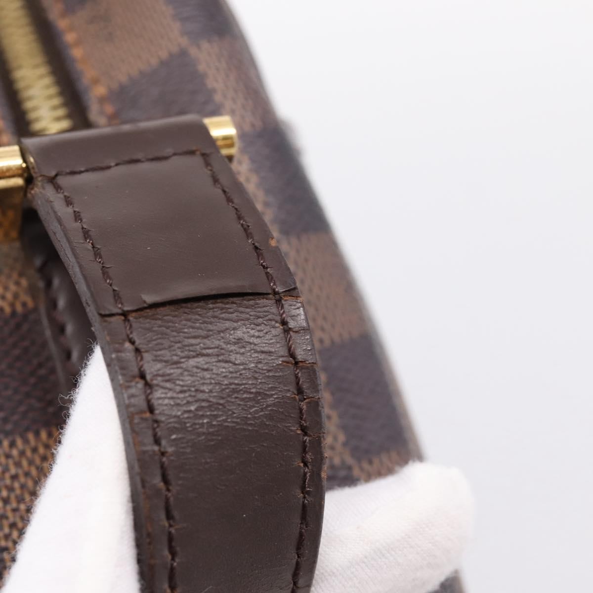 Louis Vuitton Ipanema Damier, Brown, Canvas, Handbag