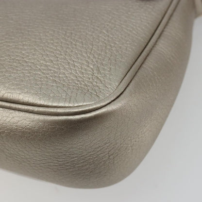 Gucci Soho Chain Leather, Silver, Leather, Shoulder Bag