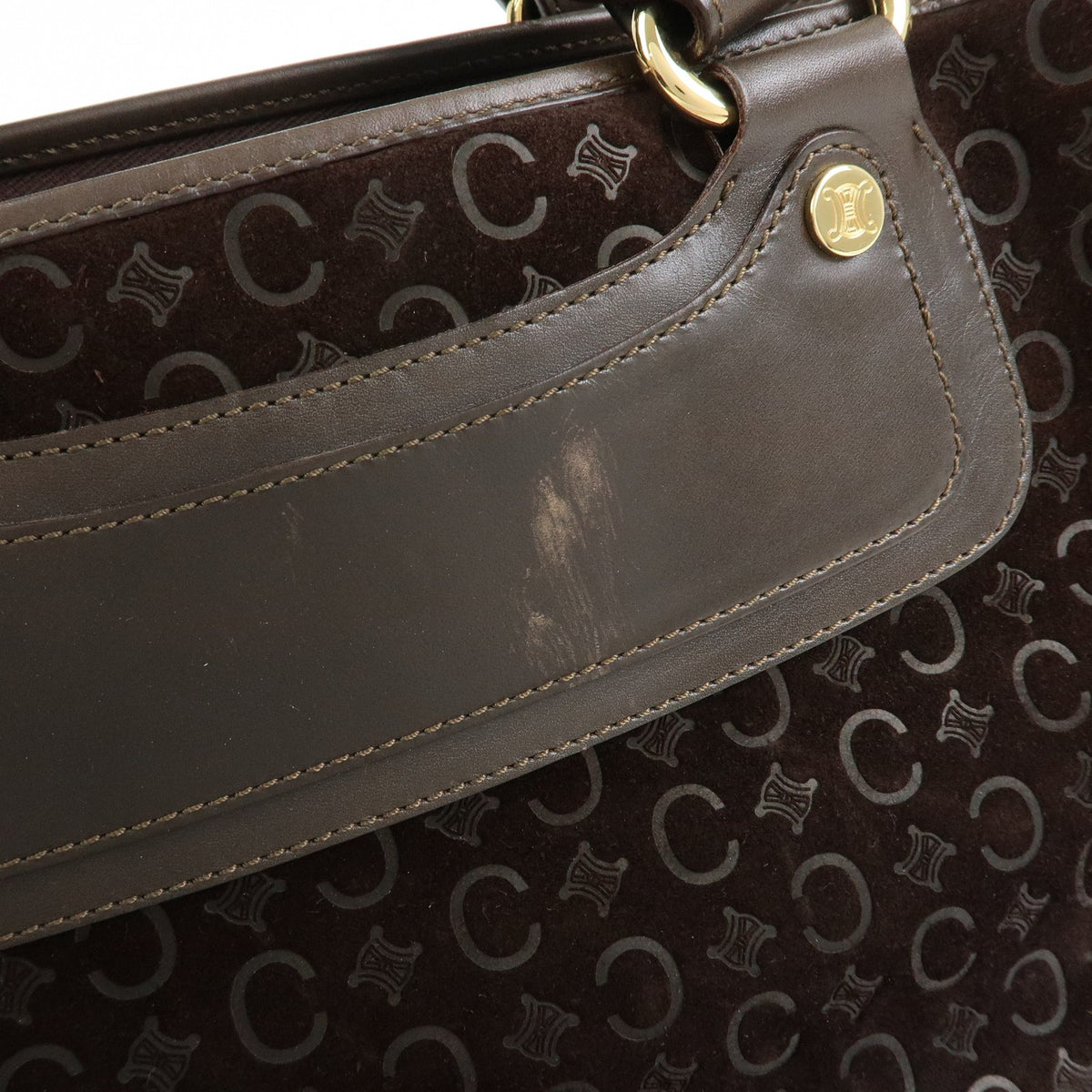 Celine Boogie Suede, Brown, Suede, Handbag