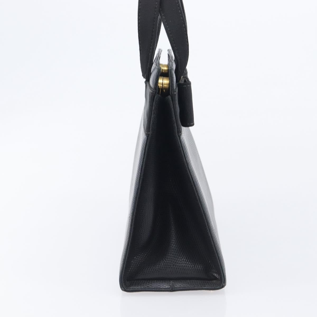 Salvatore Ferragamo Convertible Vara Bow Leather, Black, Leather, Tote Bag