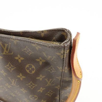 Louis Vuitton Looping Monogram Canvas, Brown, Canvas, Handbag