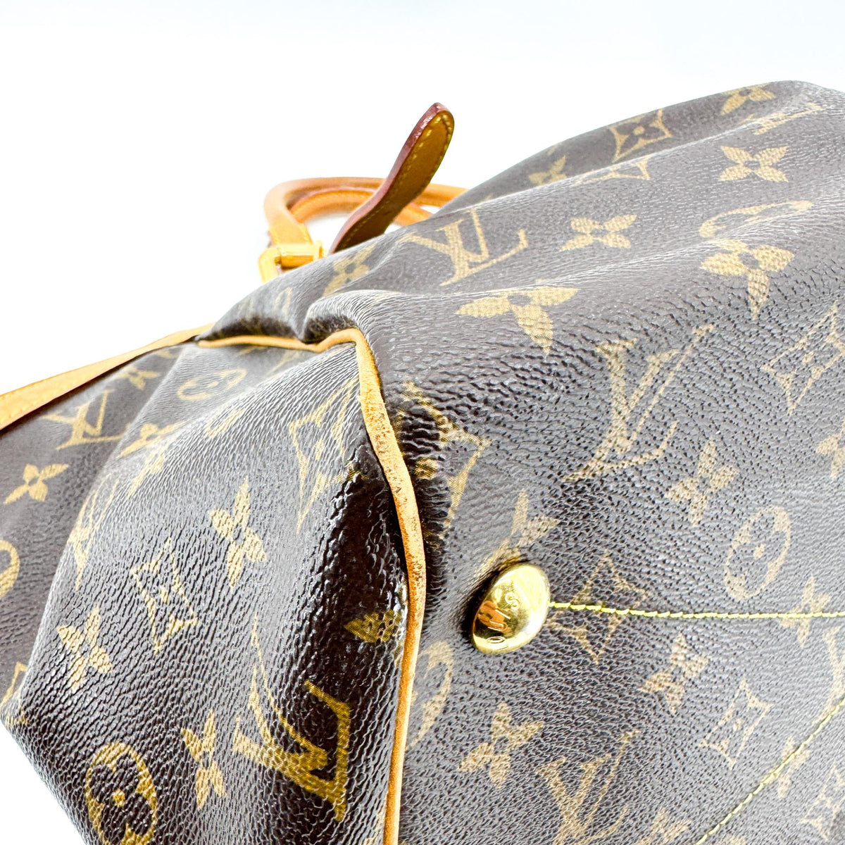 Louis Vuitton Tivoli Monogram Canvas, Brown, Canvas, Handbag