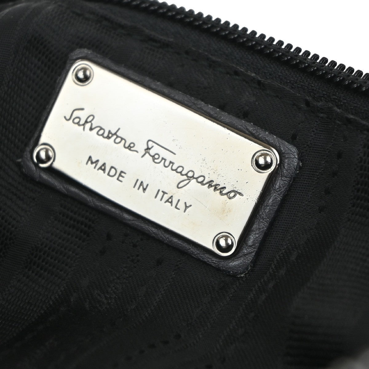 Salvatore Ferragamo Bonaria Satchel Leather, Gray, Leather, Handbag