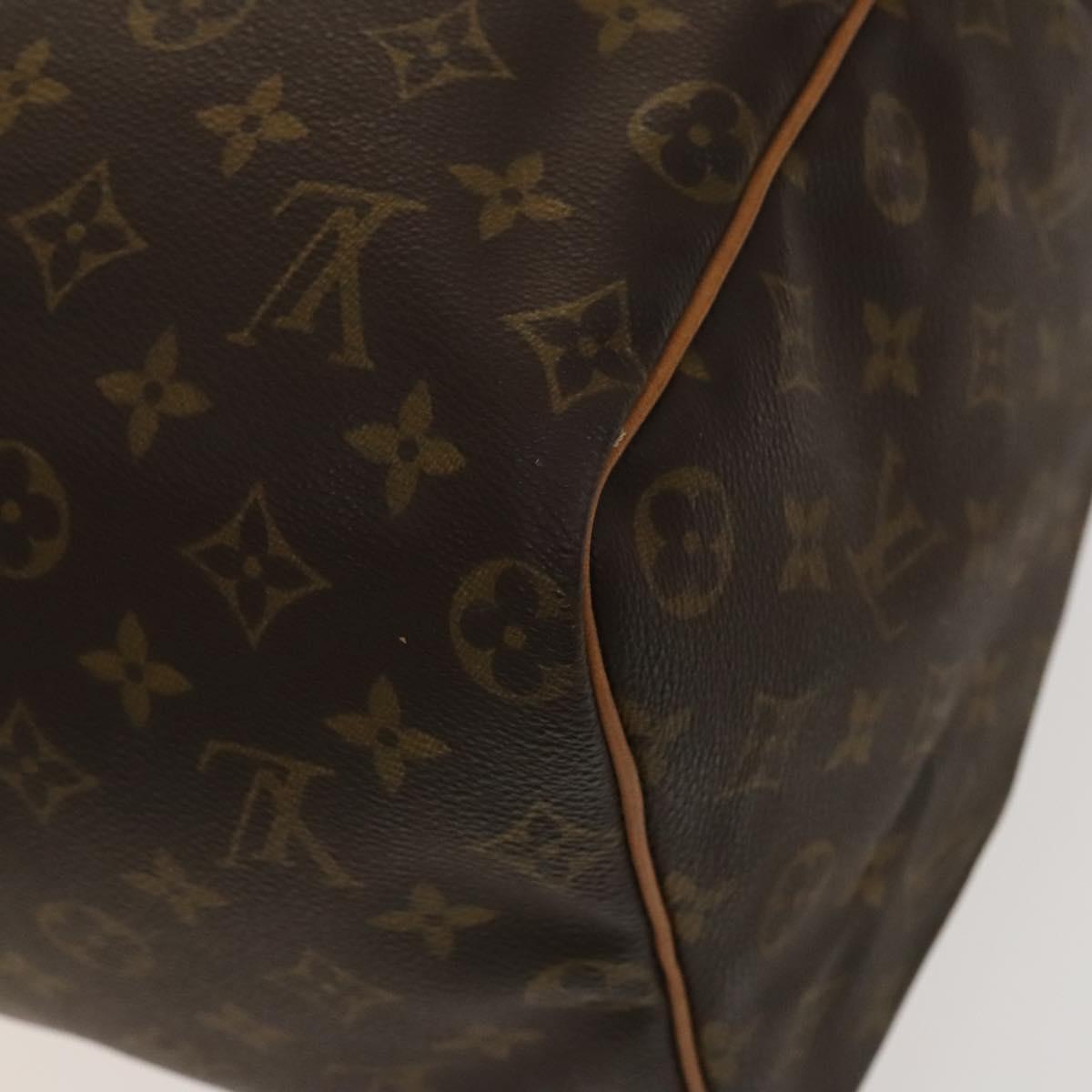 Louis Vuitton Speedy Handbag Monogram Canvas, BROWN, CANVAS, Handbag