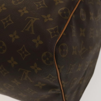 Louis Vuitton Speedy Handbag Monogram Canvas, BROWN, CANVAS, Handbag