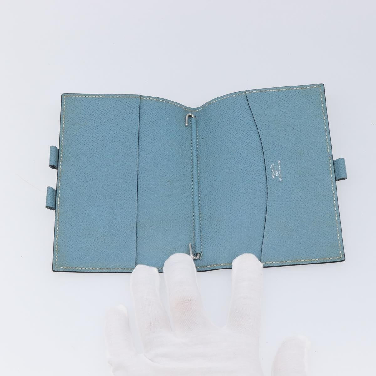Hermes Vision Agenda Cover Leather, Blue, Leather, Briefcase