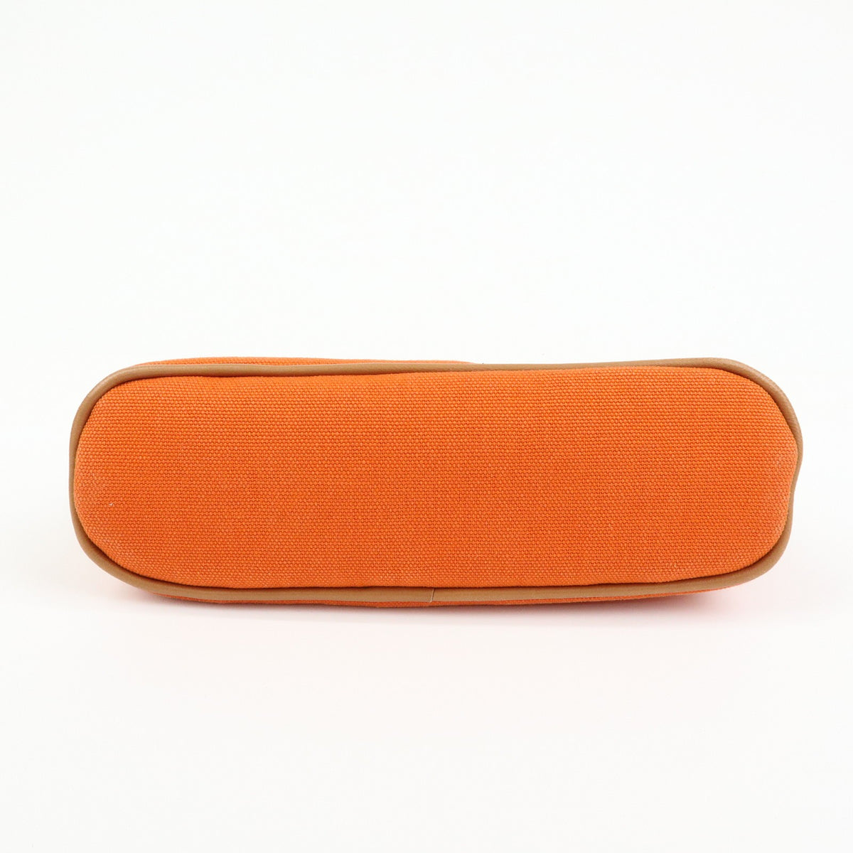 Hermes Bolide Travel Canvas, Orange, Canvas, Clutch