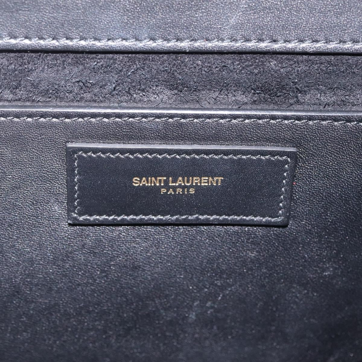 Saint Laurent Betty Leather, Black, Leather, Handbag