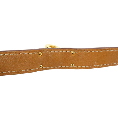 Hermes Kelly Double Tour Leather, Orange, Leather, Bracelet