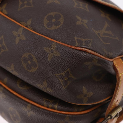 Louis Vuitton Saumur Canvas, Brown, Canvas, Shoulder Bag