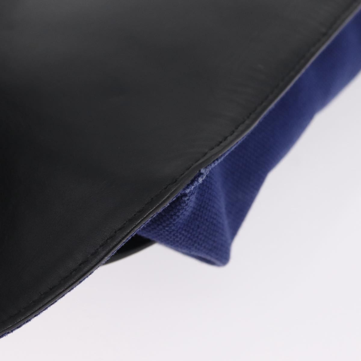 Balenciaga Navy Neo Lift Waist Canvas and Leather, Blue, Canvas, Handbag
