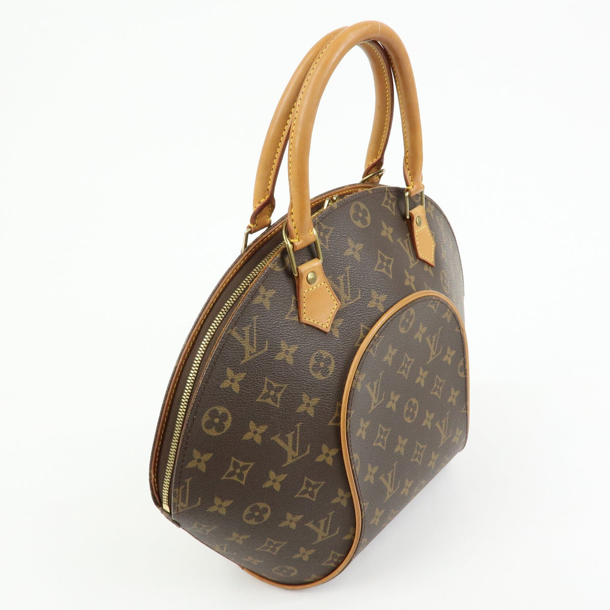 Louis Vuitton Ellipse Monogram Canvas, Brown, Canvas, Handbag