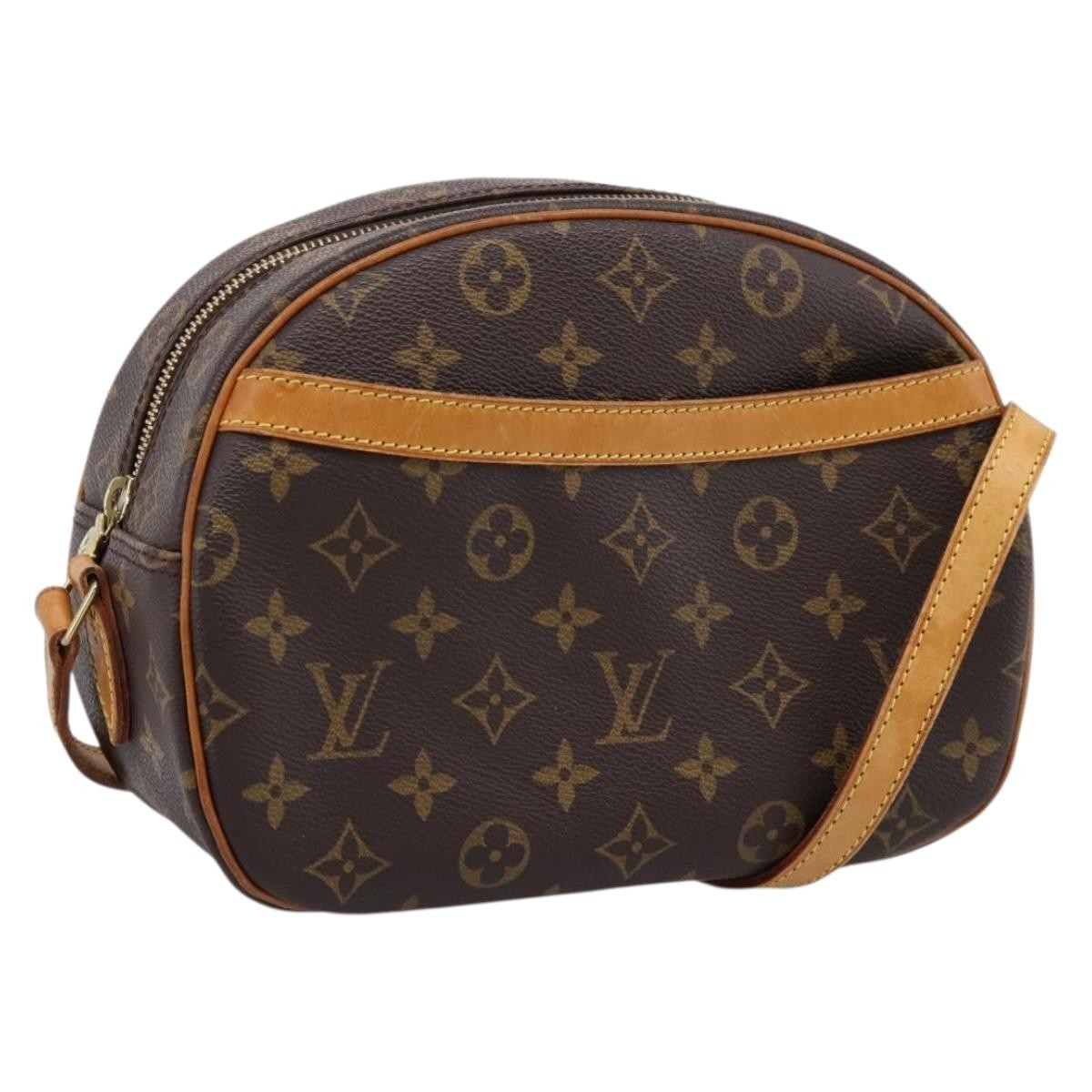 Louis Vuitton Blois Monogram Canvas, Brown, Canvas, Shoulder Bag