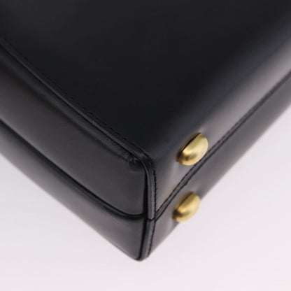 Celine Vintage Leather, Black, Leather, Shoulder Bag