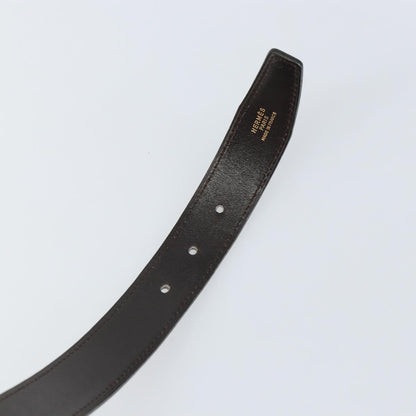 Hermes Buckle Belt Leather, Black, Leather, Belt