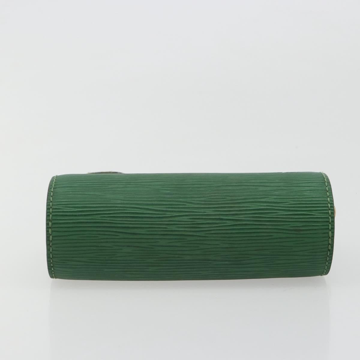Louis Vuitton Soufflot Pochette Epi Leather, Green, Leather, Clutch