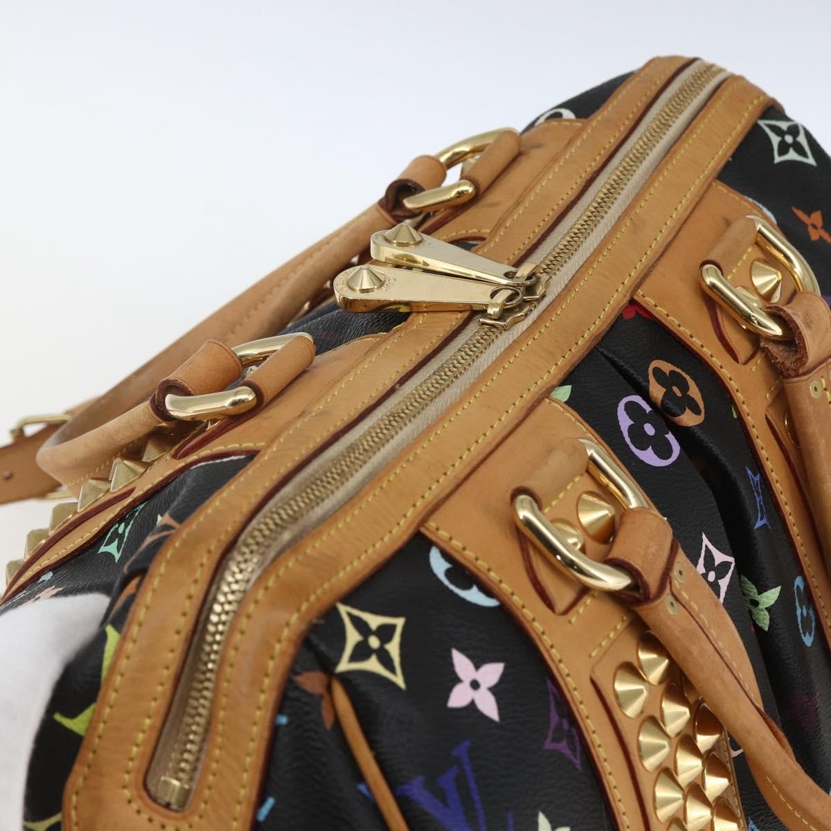 Louis Vuitton Courtney Monogram Multicolor, Black, Canvas, Handbag