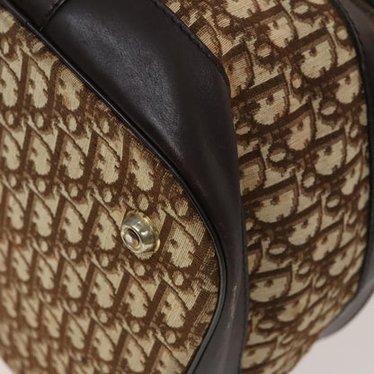 Christian Dior Vintage Trotter Street Chic Pocket Hobo Diorissimo Canvas, Brown, Canvas, Shoulder Bag