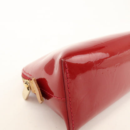Louis Vuitton Cosmetic Monogram Vernis, Red, Patent Leather, Toiletry Case