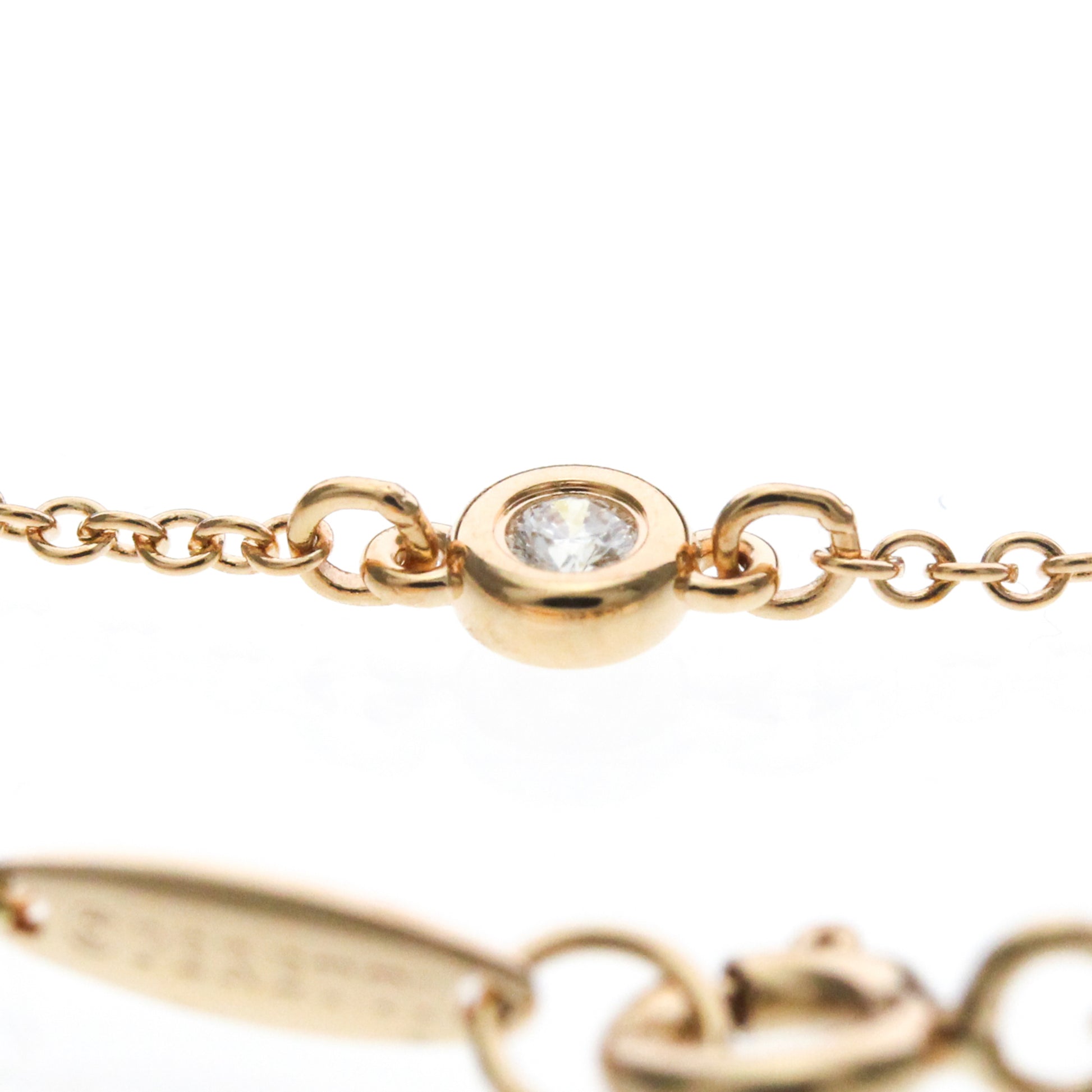 Tiffany & Co. Peretti Diamonds By The Yard 18K Rose Gold with Diamond, Gold, Pink Gold, Bracelet