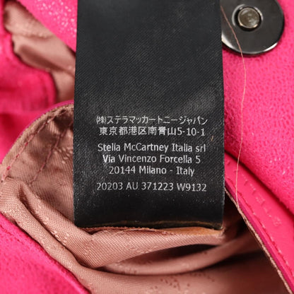 Stella McCartney Falabella Fold Over Suede, Pink, Suede, Shoulder Bag