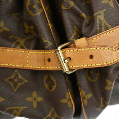 Louis Vuitton Saumur Monogram, Brown, Canvas, Shoulder Bag