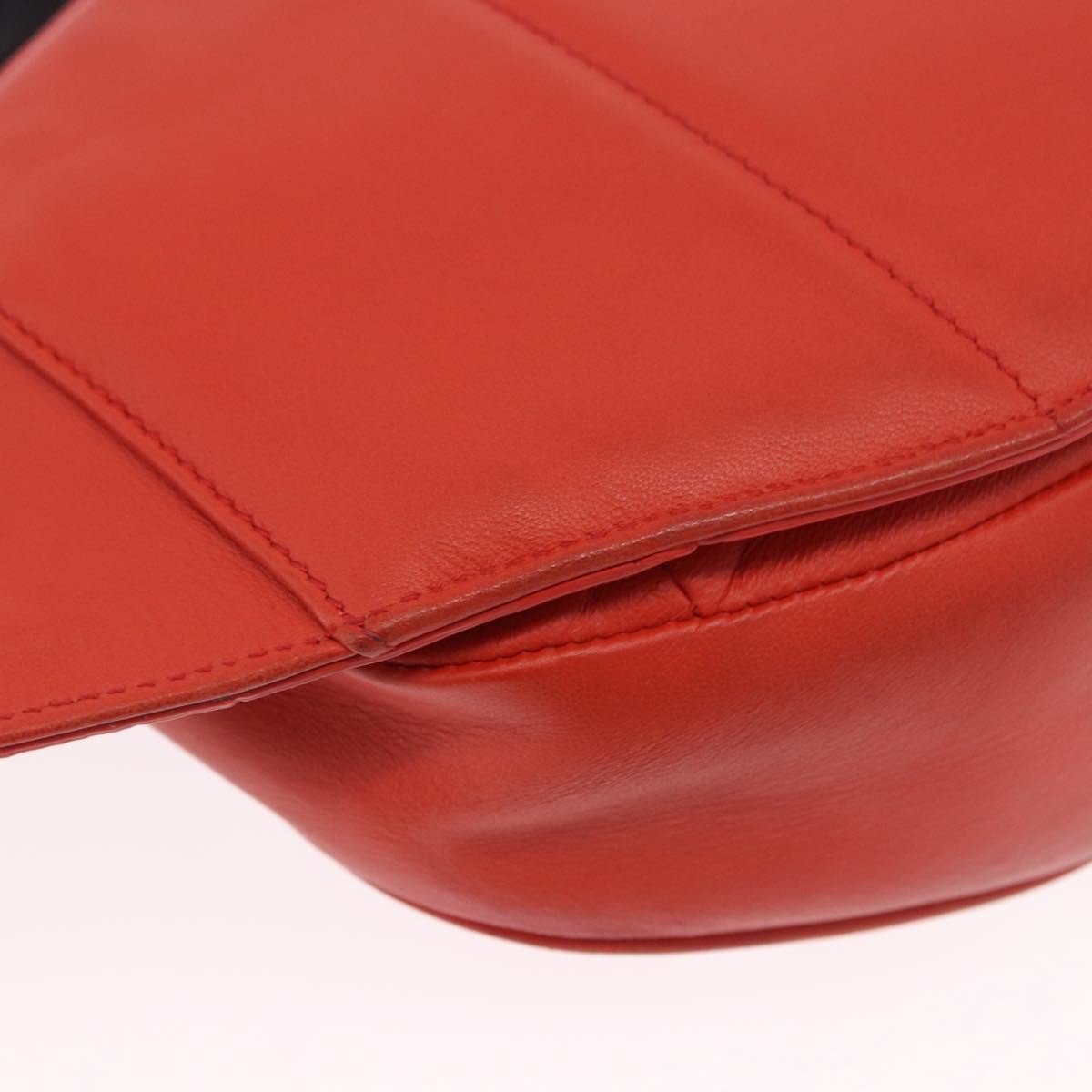Bottega Veneta Light Waist Intrecciato Leather, Red, Leather, Clutch