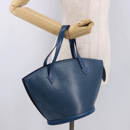 Louis Vuitton Saint Jacques Epi Leather, Blue, Leather, Handbag