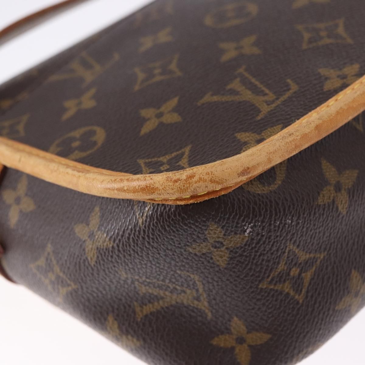 Louis Vuitton Sologne Monogram, Brown, Canvas, Shoulder Bag