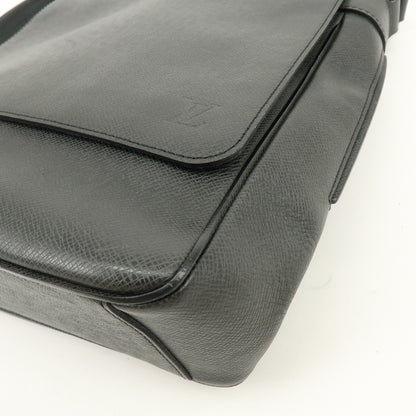 Louis Vuitton Roman Taiga Leather, Gray, Leather, Handbag